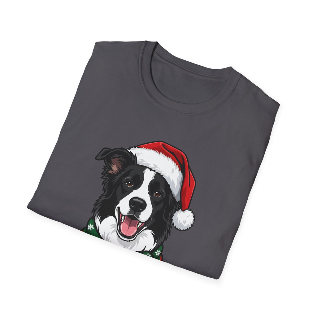 Happy Collie-Days Border Collie Christmas t-shirt, product photo 24