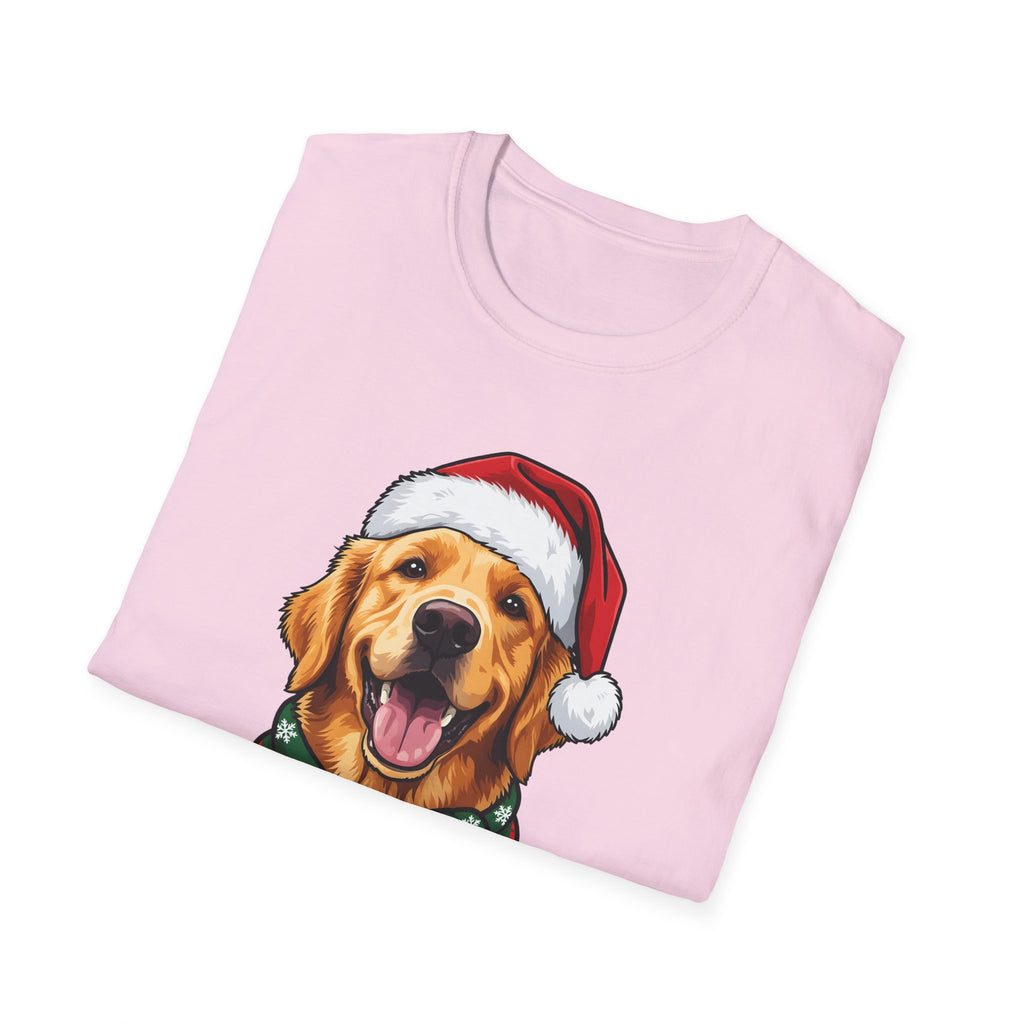 Merry Woofmas Golden Retriever Christmas t-shirt, product photo 33