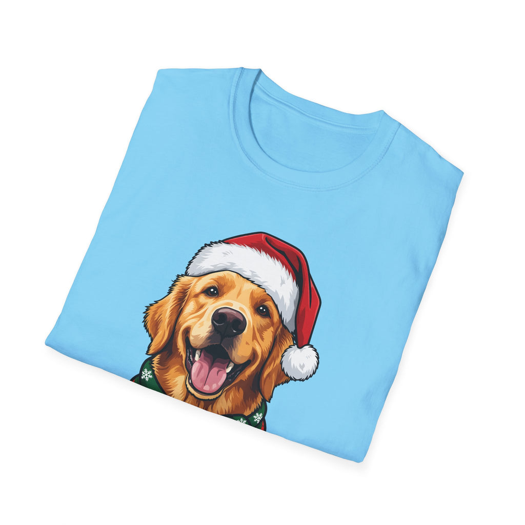 Merry Woofmas Golden Retriever Christmas t-shirt, product photo 24