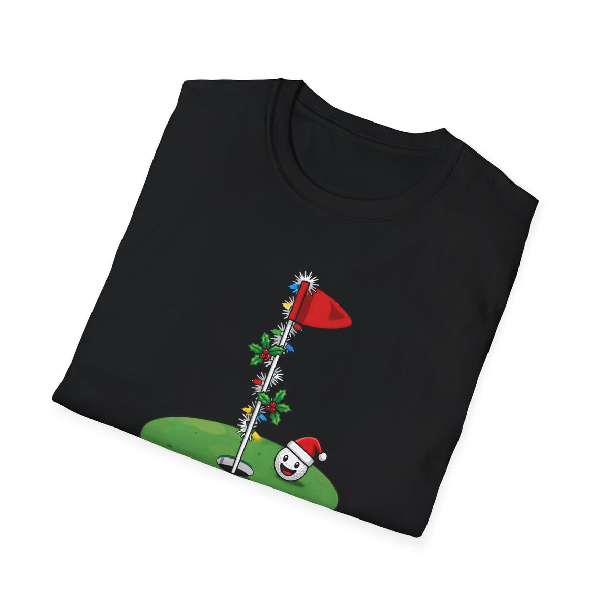 Deck the Holes Christmas t-shirt, product photo 6