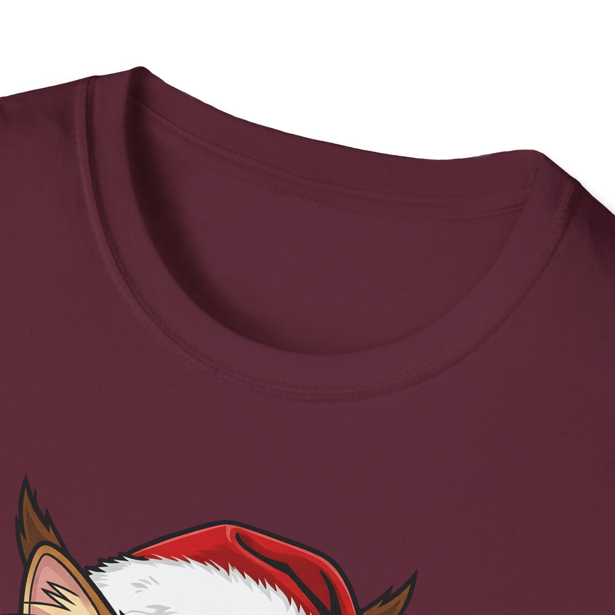 Merry Whiskers Maine Coon Cat Christmas t-shirt, product photo 14