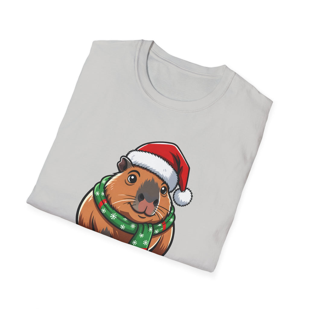 Capy Holidays Christmas t-shirt, product photo 9