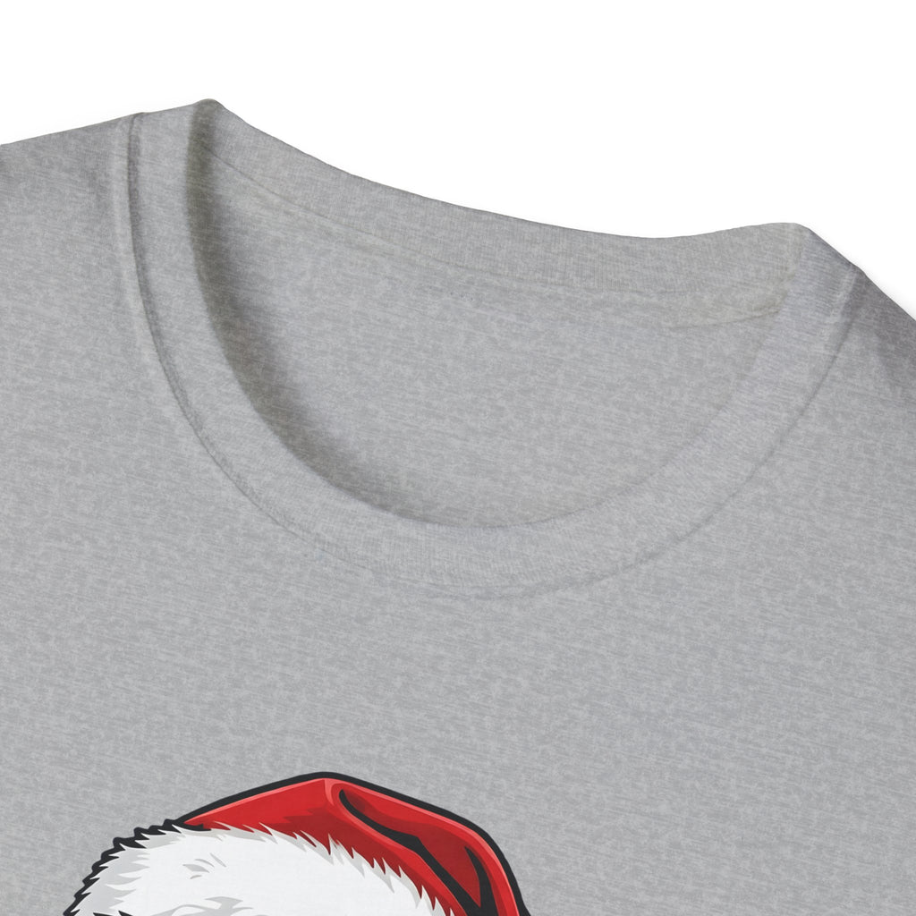 Merry Woofmas Blue Merle Australian Shepherd Christmas t-shirt, product photo 11
