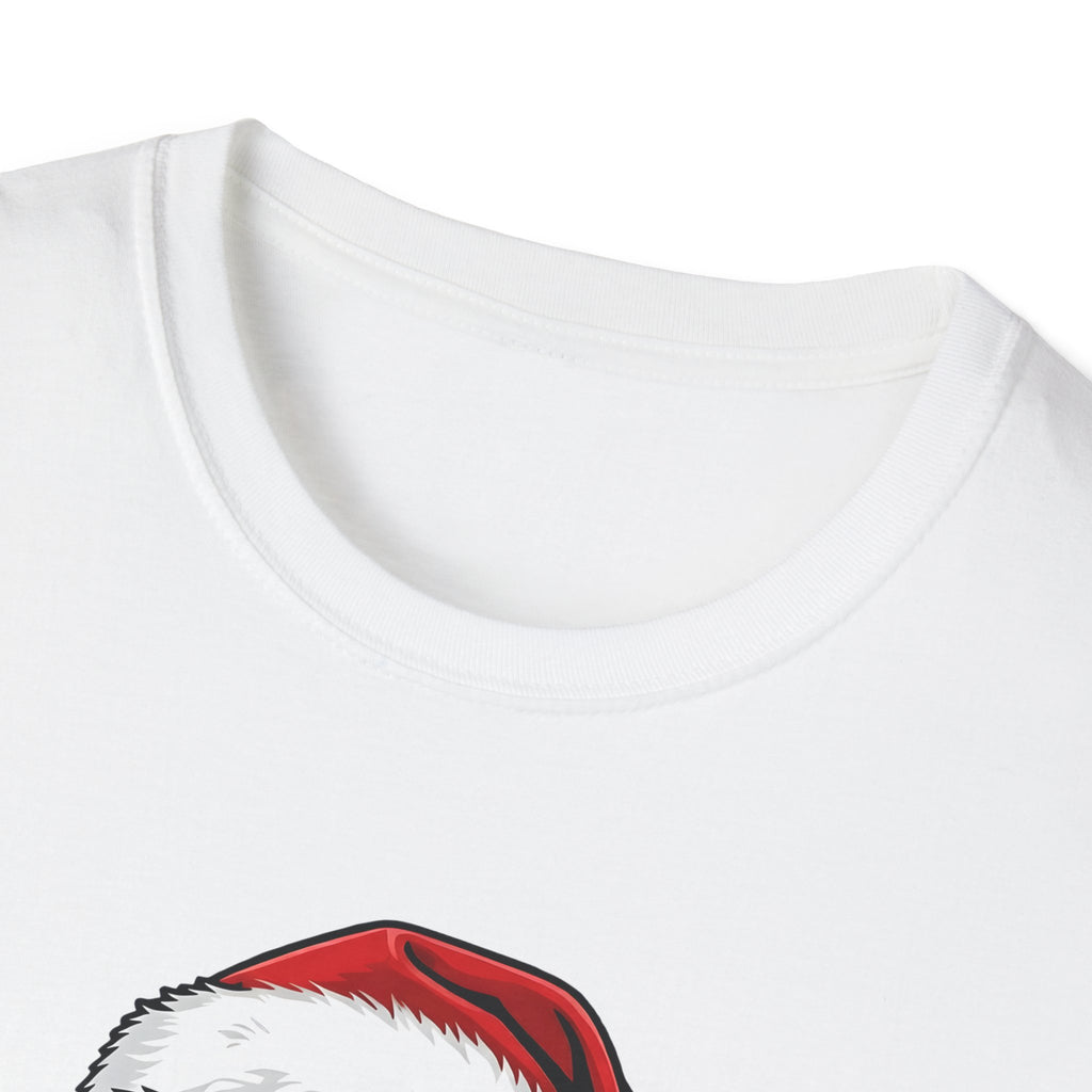 Merry Woofmas Blue Merle Australian Shepherd Christmas t-shirt, product photo 8