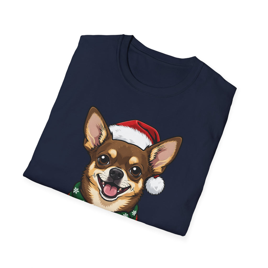 Yappy Holidays Chihuahua Christmas t-shirt, product photo 6