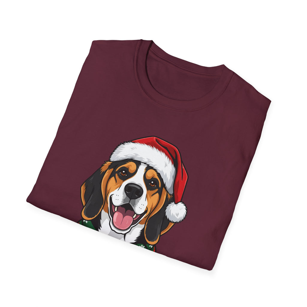 Merry Woofmas Beagle Christmas t-shirt, product photo 15