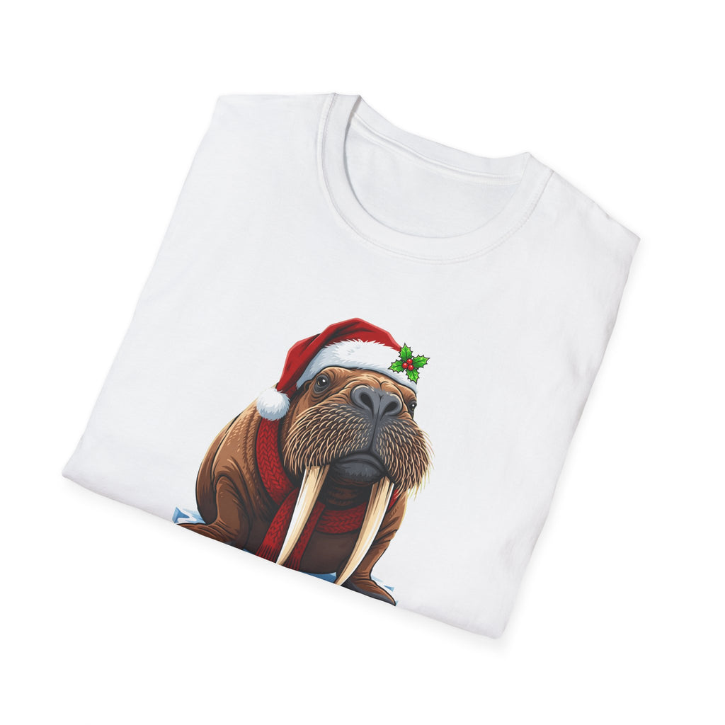 Merry Walrus Christmas t-shirt, product photo 3
