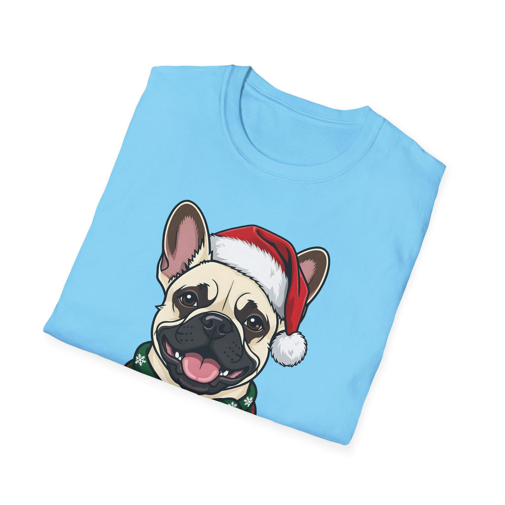 Merry Woofmas Cream French Bulldog Christmas t-shirt, product photo 24