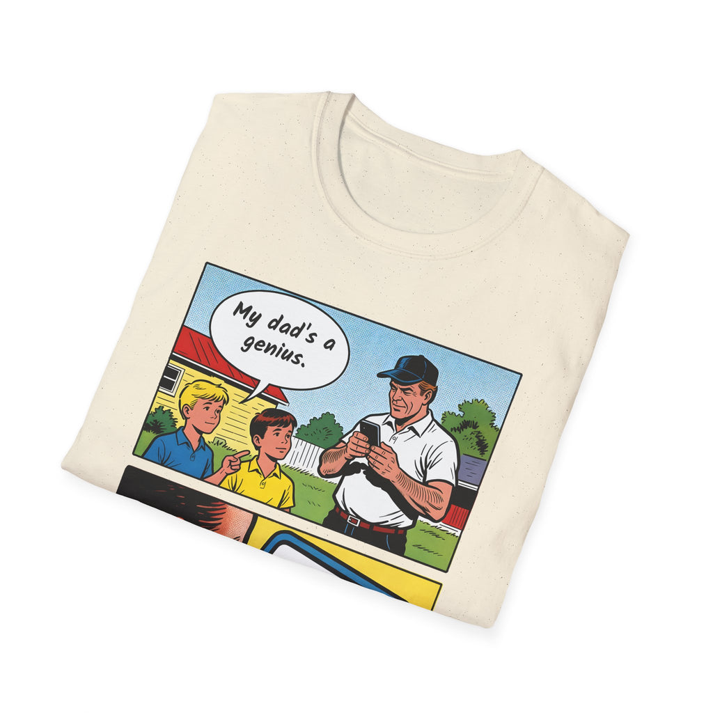 My Dad's a Genius t-shirt, product photo 21