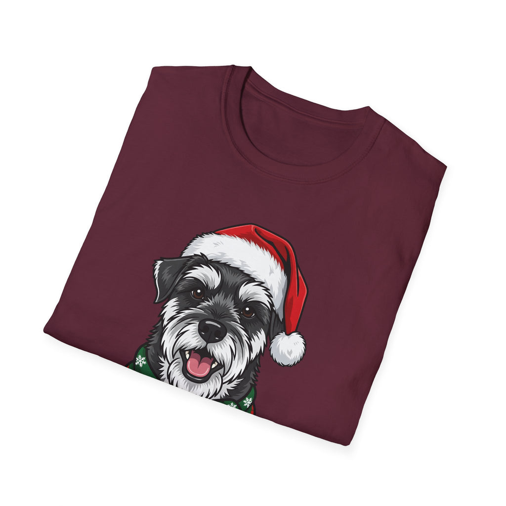 Yappy Holidays Miniature Schnauzer Christmas t-shirt, product photo 15