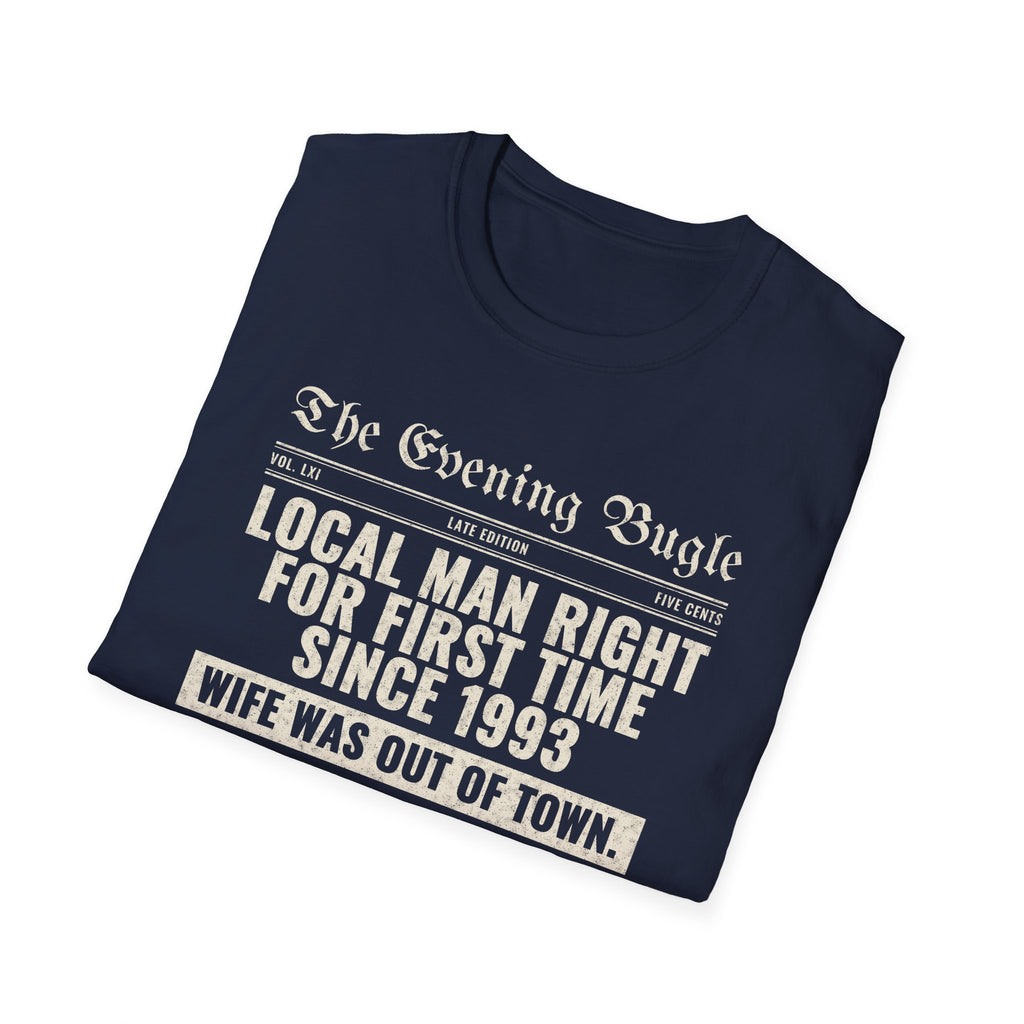 Evening Bugle Dad Joke t-shirt, product photo 36