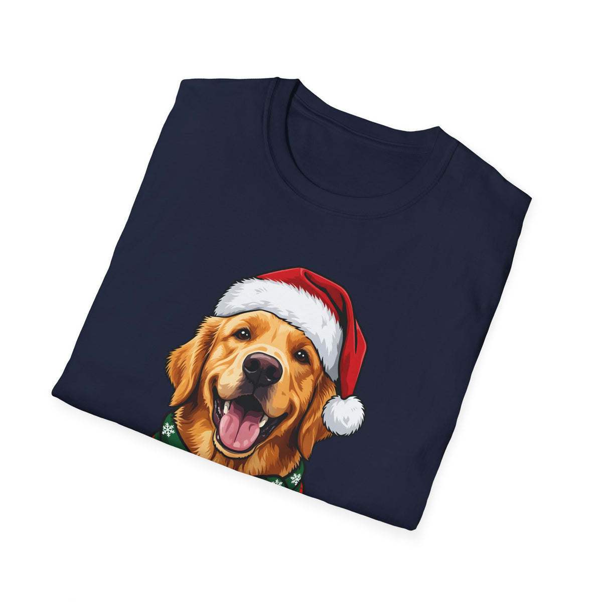 Merry Woofmas Golden Retriever Christmas t-shirt, product photo 6