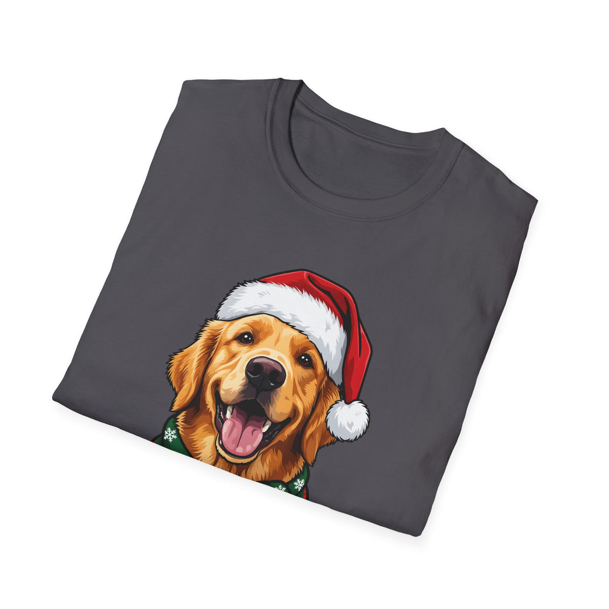 Merry Woofmas Golden Retriever Christmas t-shirt, product photo 27