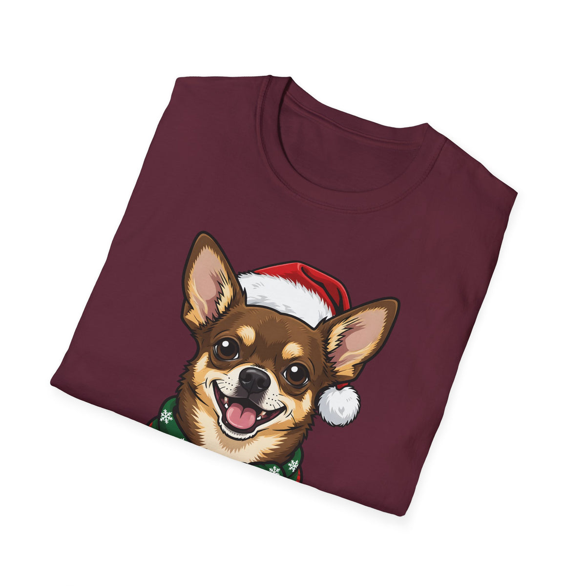 Yappy Holidays Chihuahua Christmas t-shirt, product photo 15