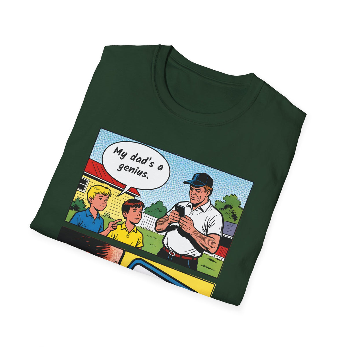 My Dad's a Genius t-shirt, product photo 24