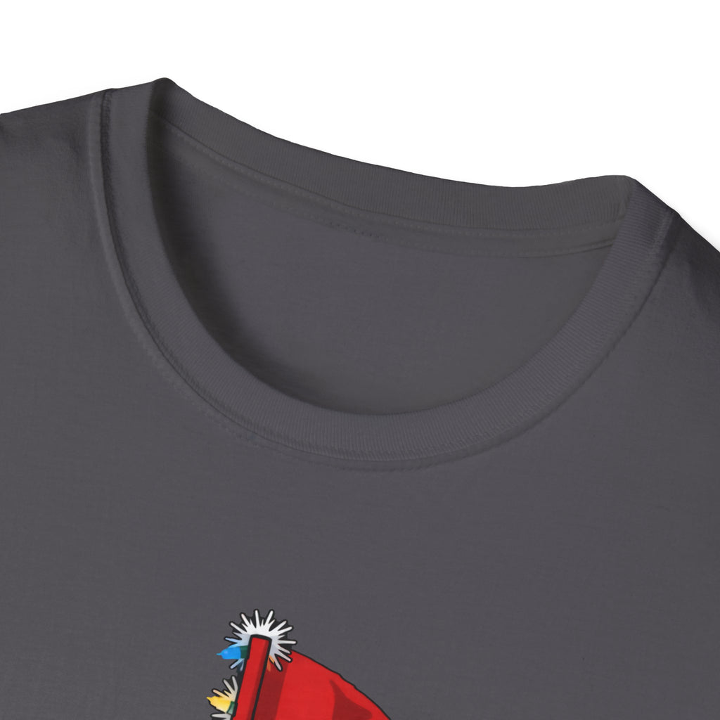 Deck the Holes Christmas t-shirt, product photo 26