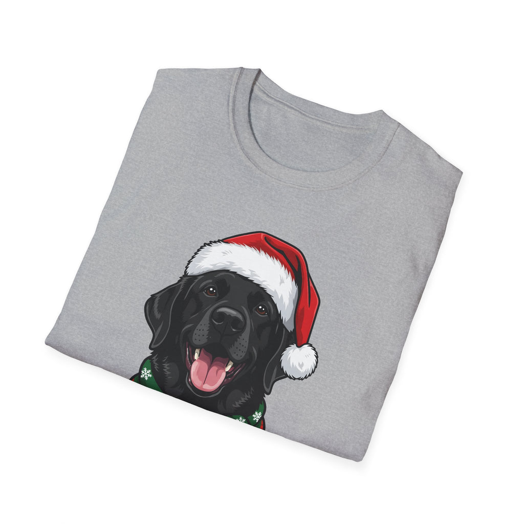 Merry Woofmas Black Labrador Christmas t-shirt, product photo 9
