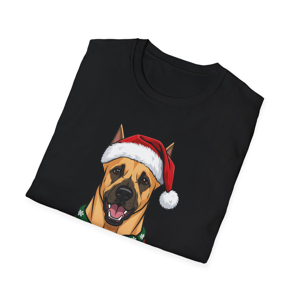 Merry Woofmas Great Dane Christmas t-shirt, product photo 3