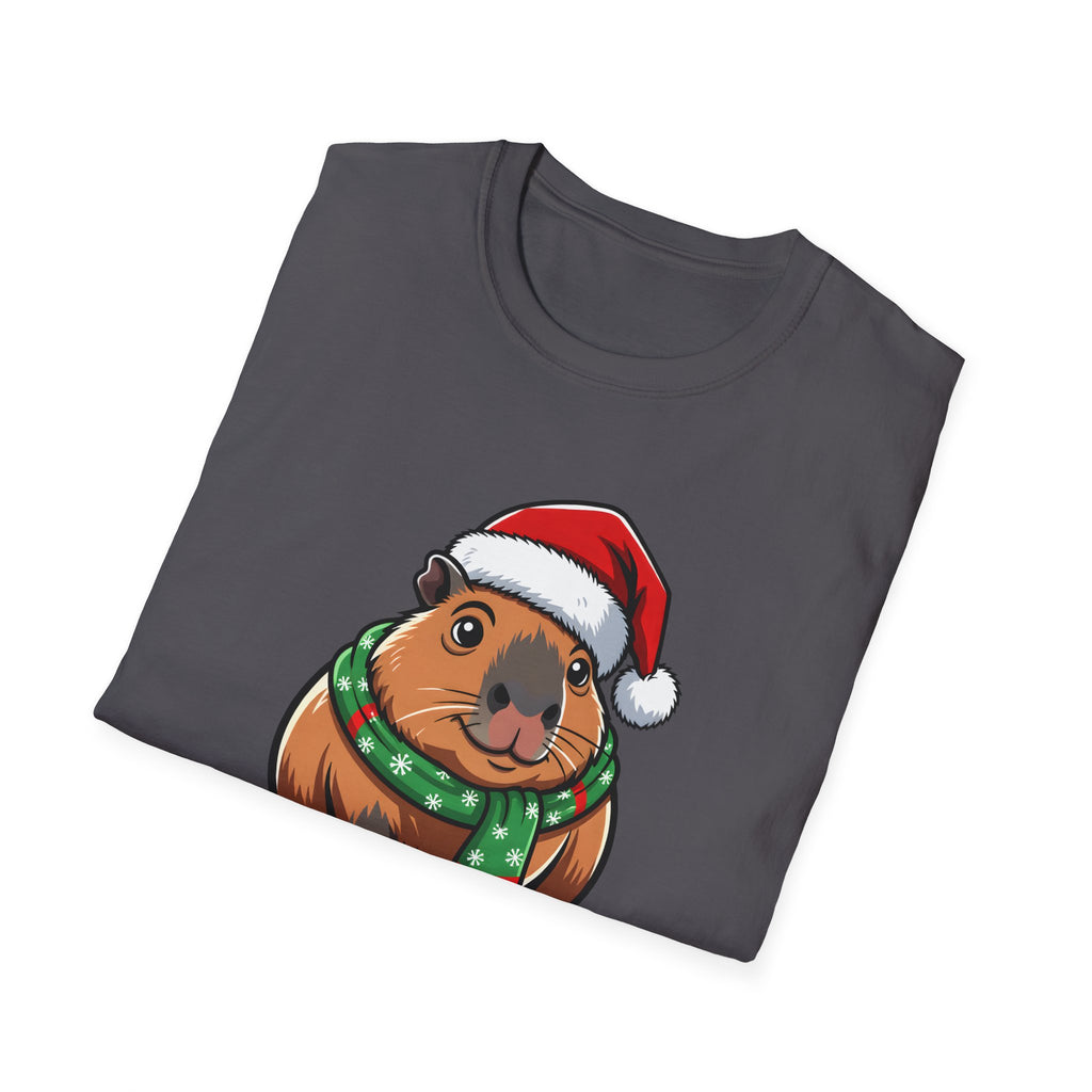 Capy Holidays Christmas t-shirt, product photo 27