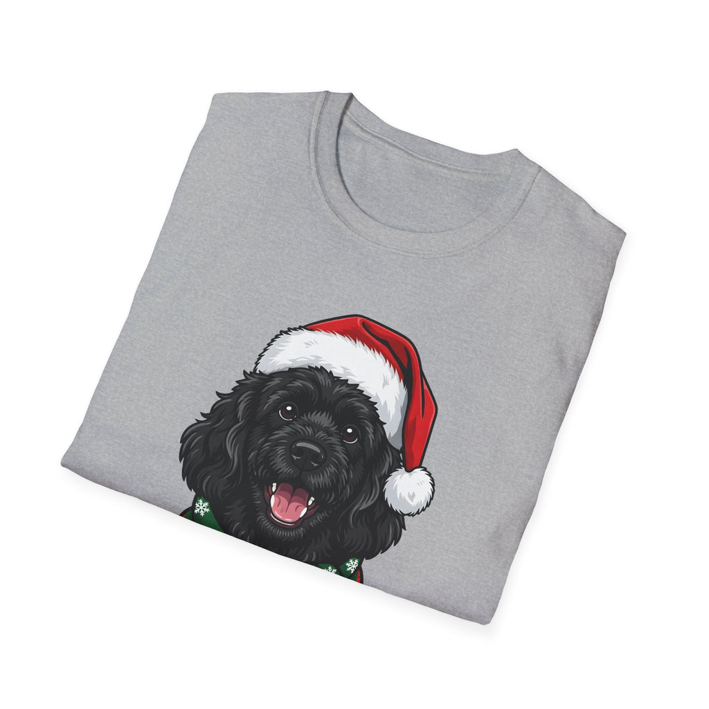 Merry Woofmas Cavapoo Christmas t-shirt, product photo 9