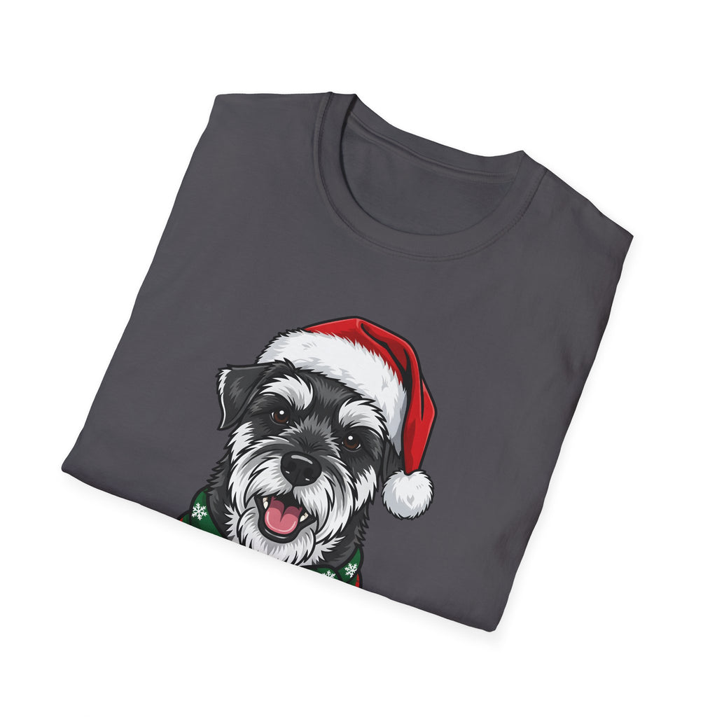 Yappy Holidays Miniature Schnauzer Christmas t-shirt, product photo 27
