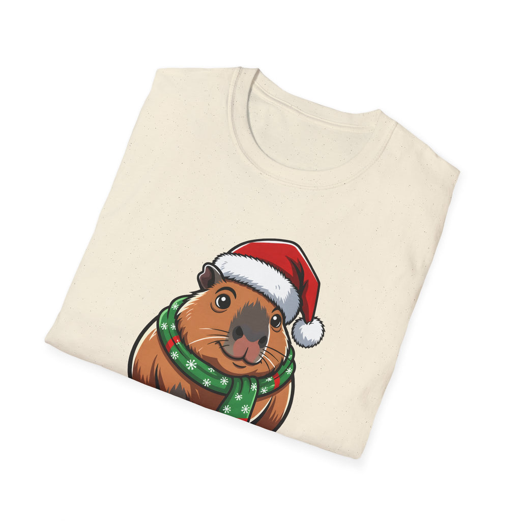 Capy Holidays Christmas t-shirt, product photo 18