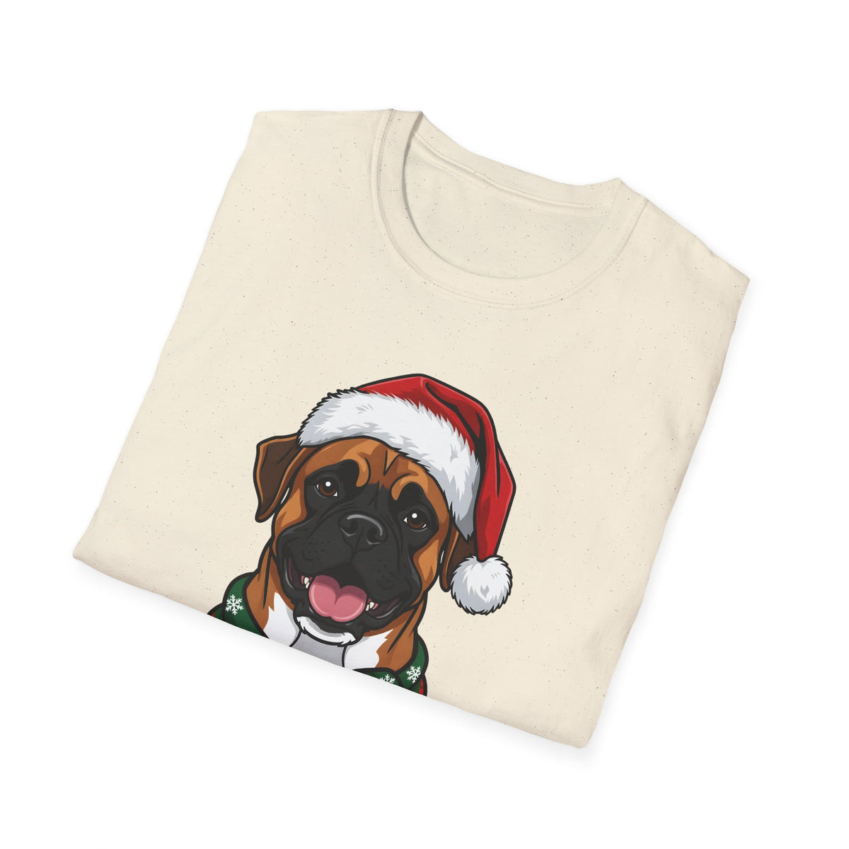 Merry Woofmas Boxer Christmas t-shirt, product photo 18