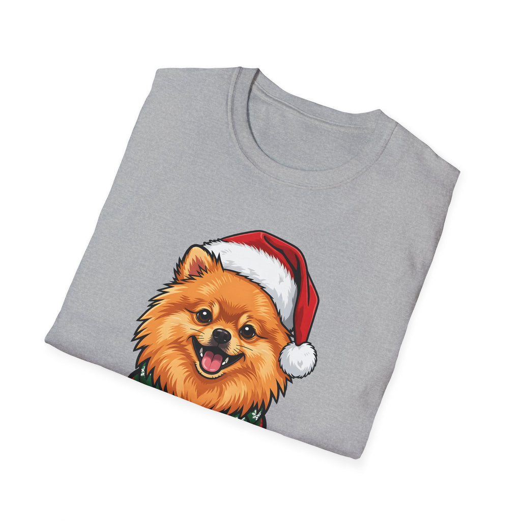 Yappy Holidays Pomeranian Christmas t-shirt, product photo 12