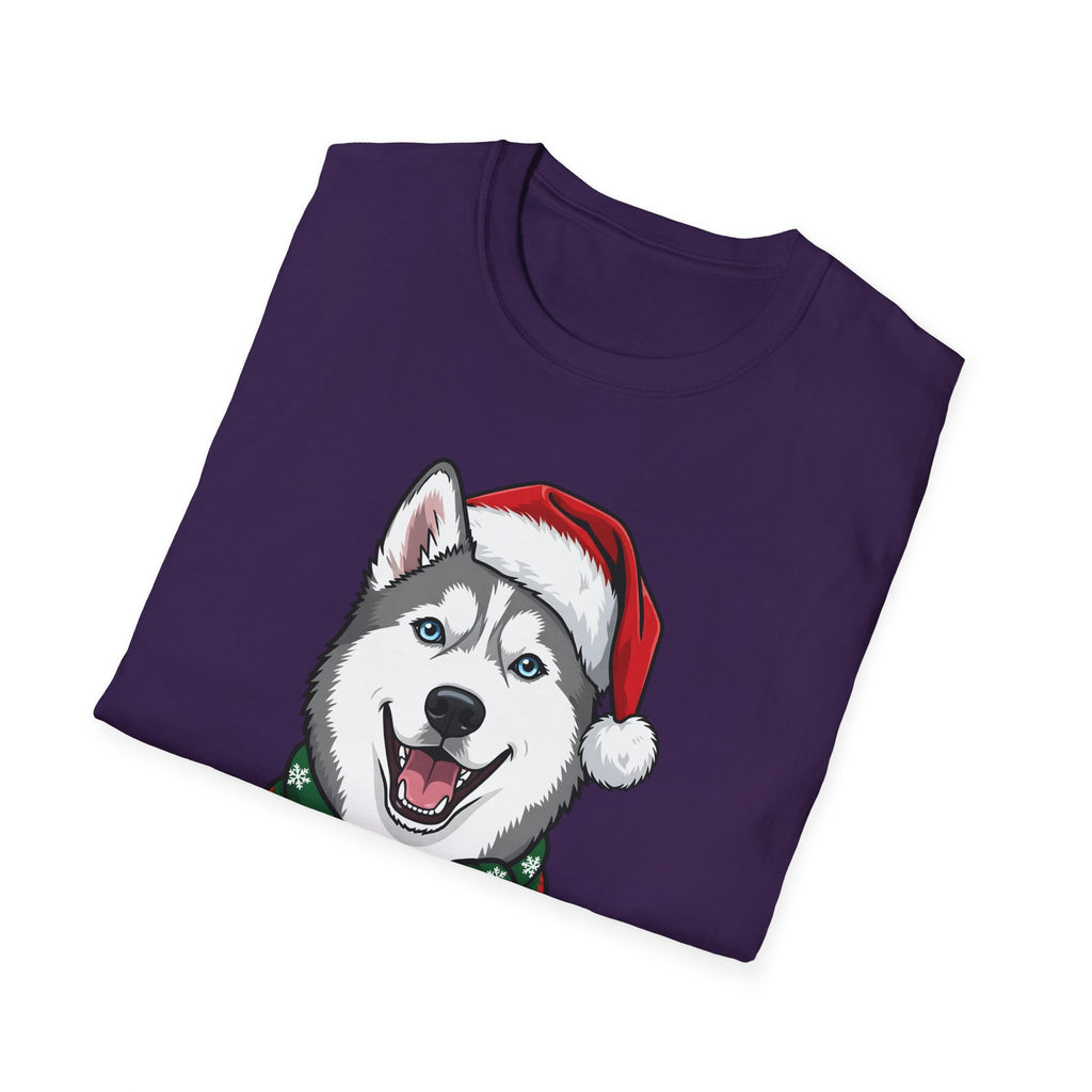 Merry Woofmas Siberian Husky Christmas t-shirt, product photo 30