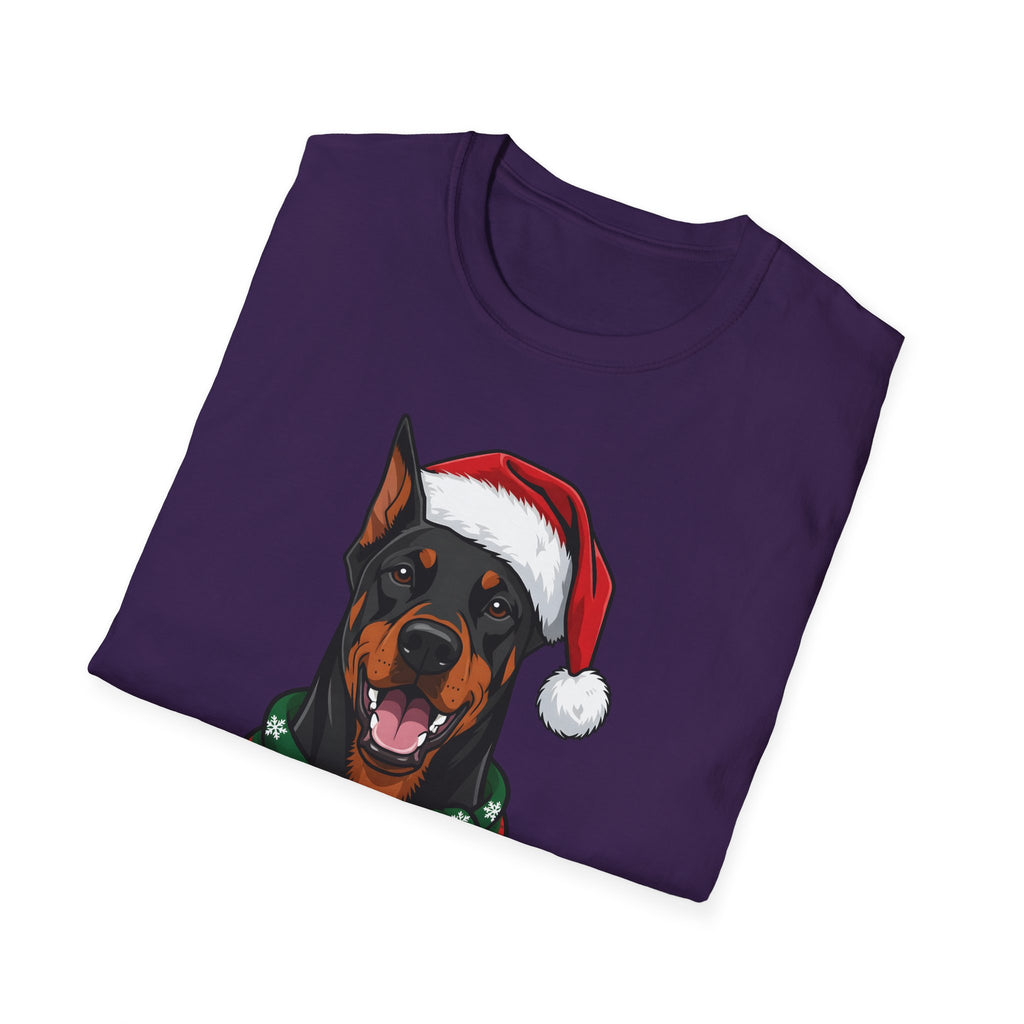 Merry Woofmas Doberman Christmas t-shirt, product photo 27
