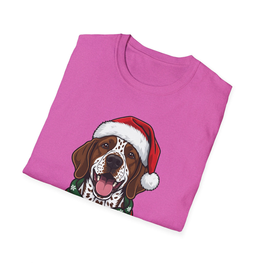 Merry Woofmas German Shorthaired Pointer Christmas t-shirt, product photo 36