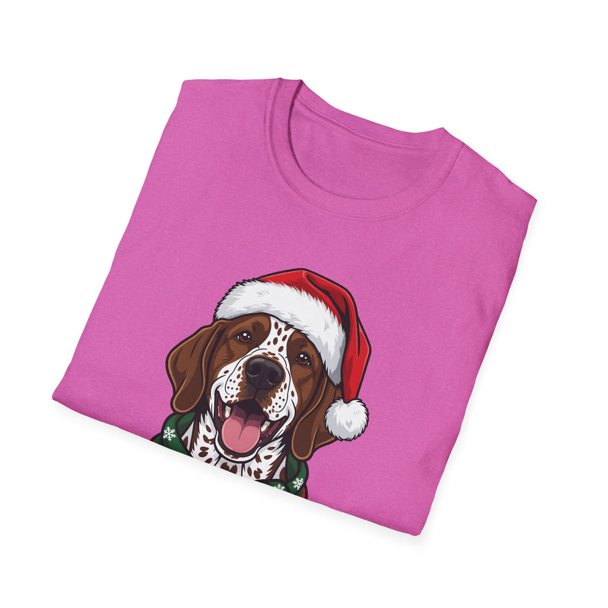 Merry Woofmas German Shorthaired Pointer Christmas t-shirt, product photo 36