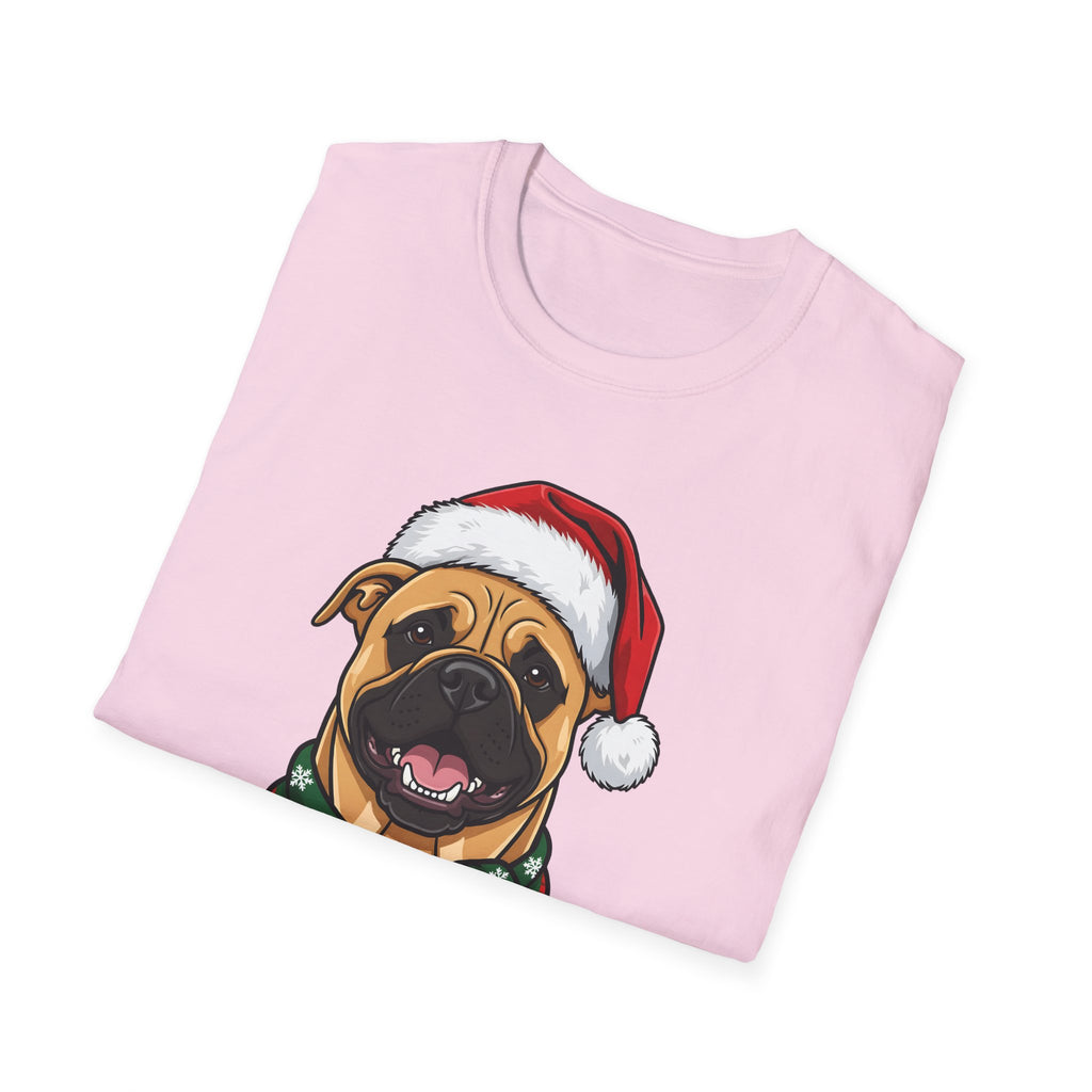 Merry Woofmas Bullmastiff Christmas t-shirt, product photo 33
