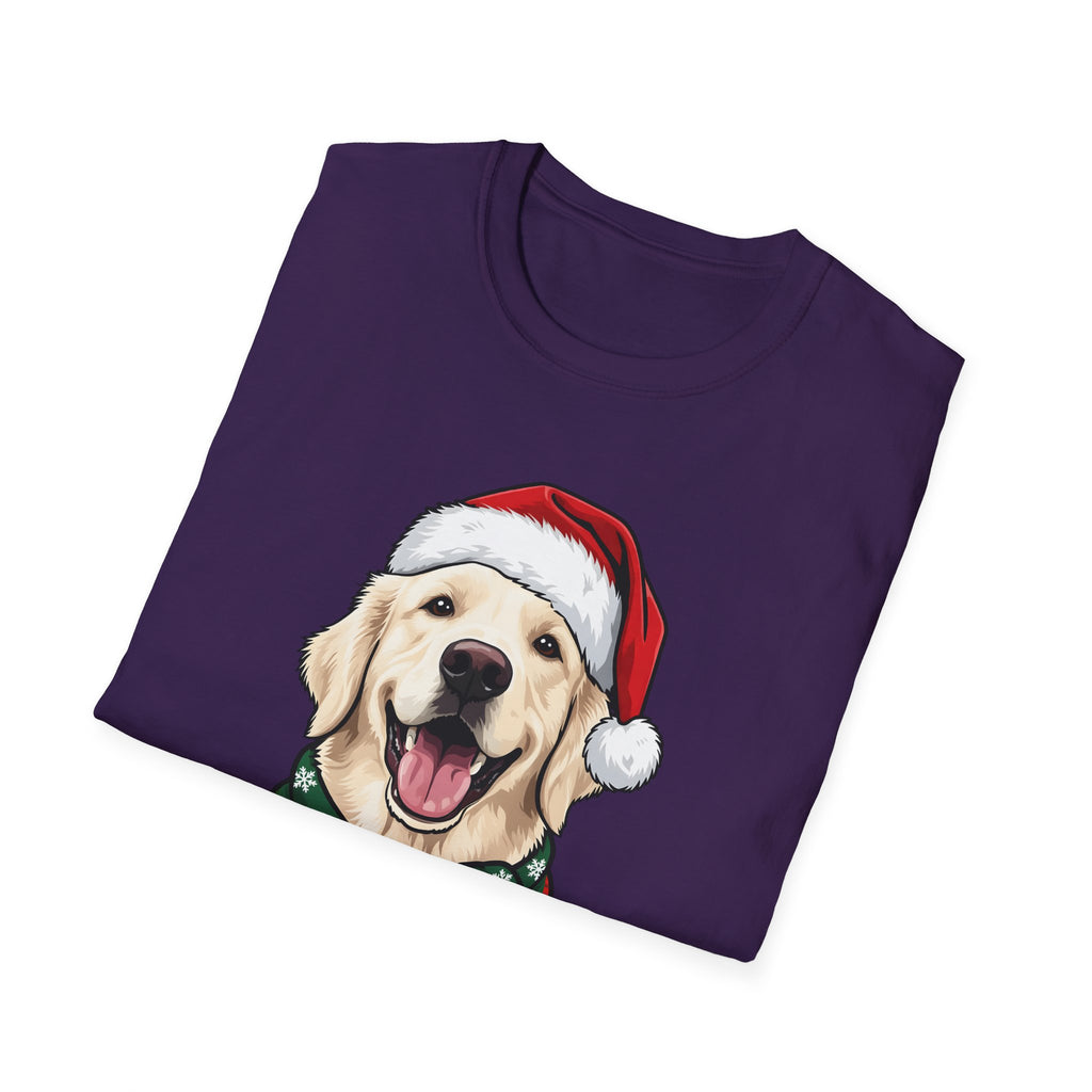 Merry Woofmas English Cream Golden Retriever Christmas t-shirt, product photo 30
