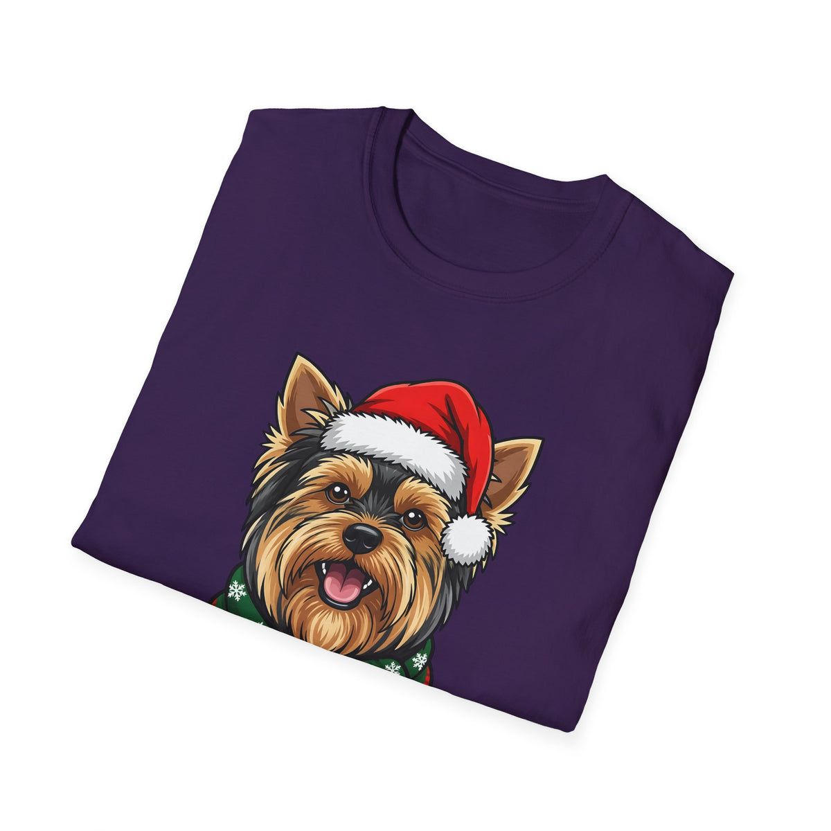 Yappy Holidays Yorkshire Terrier Christmas t-shirt, product photo 30