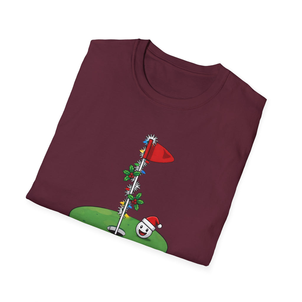 Deck the Holes Christmas t-shirt, product photo 15