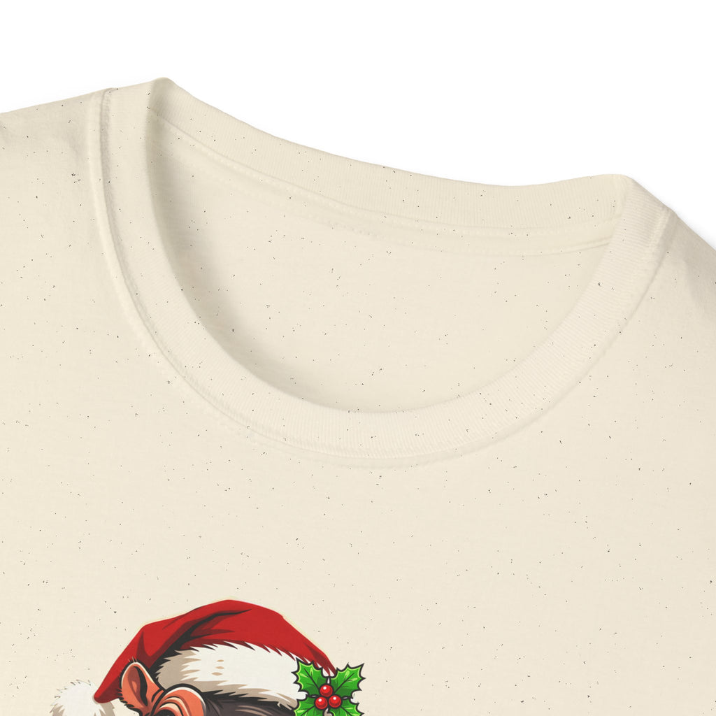 Merry Hippopotamus Christmas t-shirt, product photo 17