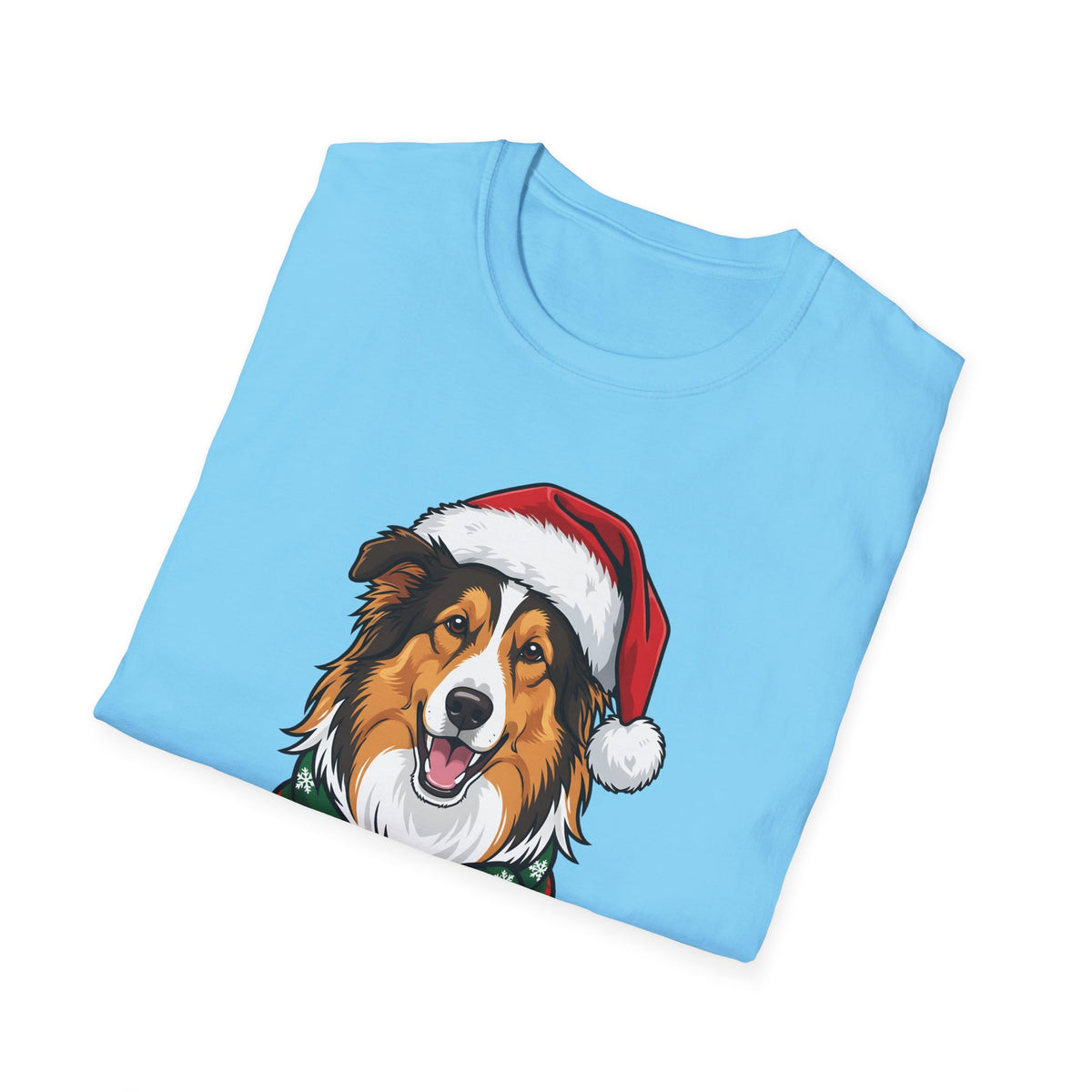 Happy Collie-Days Rough Collie Christmas t-shirt, product photo 24