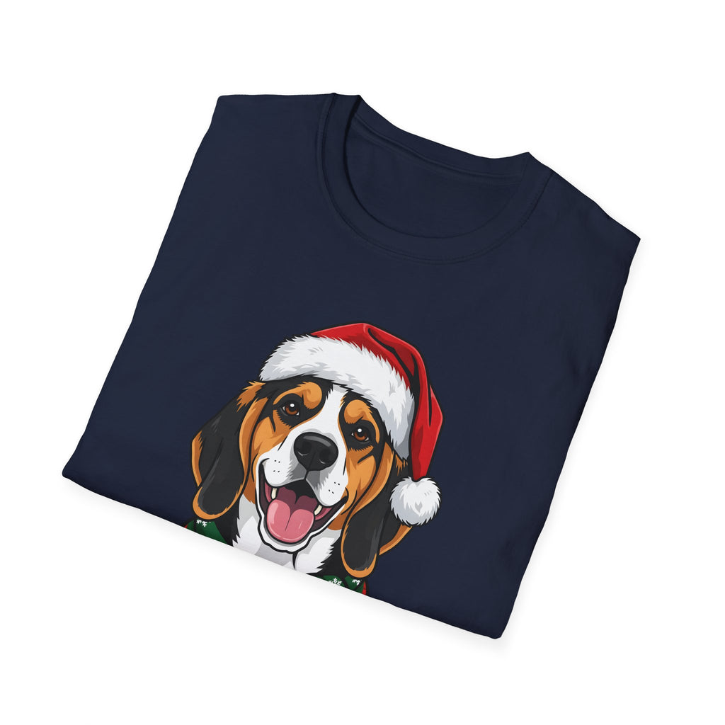 Merry Woofmas Beagle Christmas t-shirt, product photo 6
