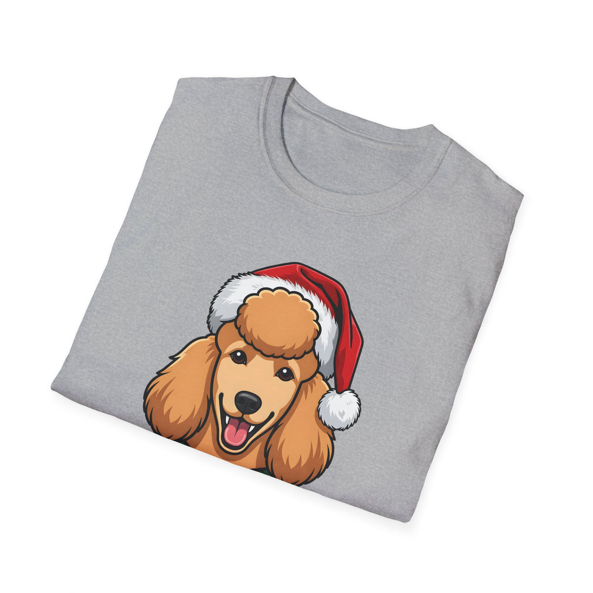 Merry Woofmas Poodle Christmas t-shirt, product photo 12
