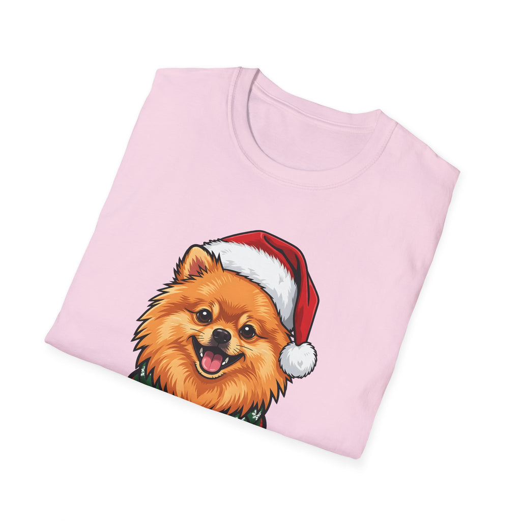 Yappy Holidays Pomeranian Christmas t-shirt, product photo 33