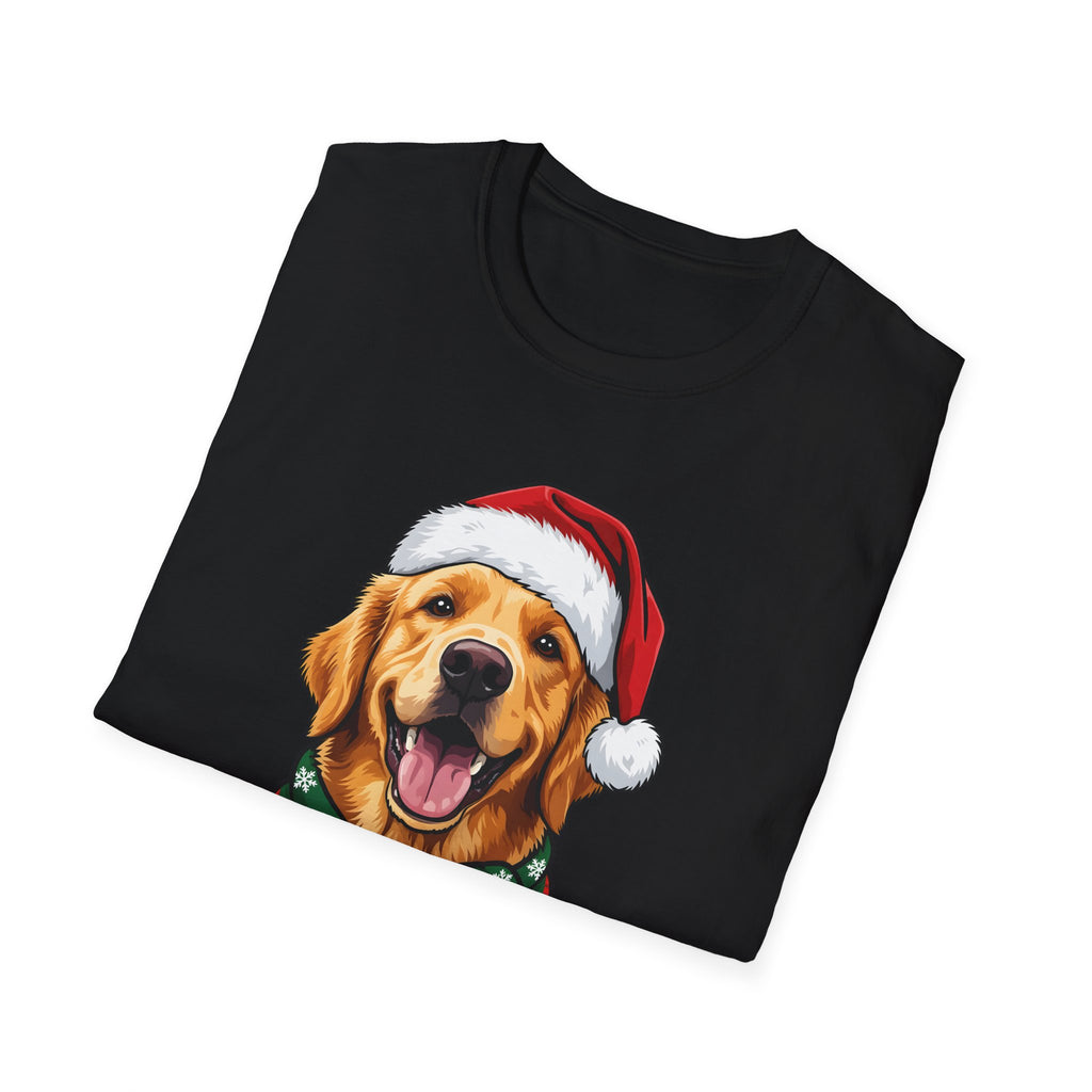 Merry Woofmas Golden Retriever Christmas t-shirt, product photo 3