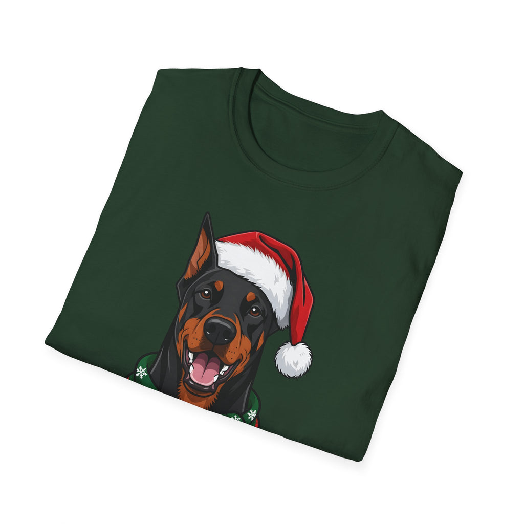 Merry Woofmas Doberman Christmas t-shirt, product photo 18