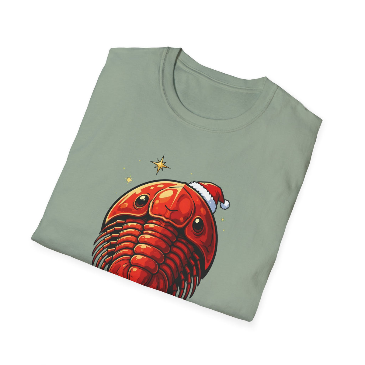 Silent Night, Trilobite Christmas t-shirt, product photo 21
