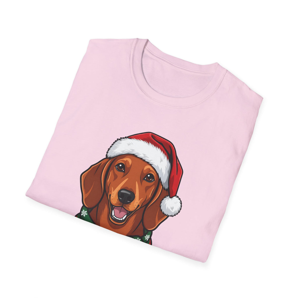 Yappy Holidays Dachshund Christmas t-shirt, product photo 33