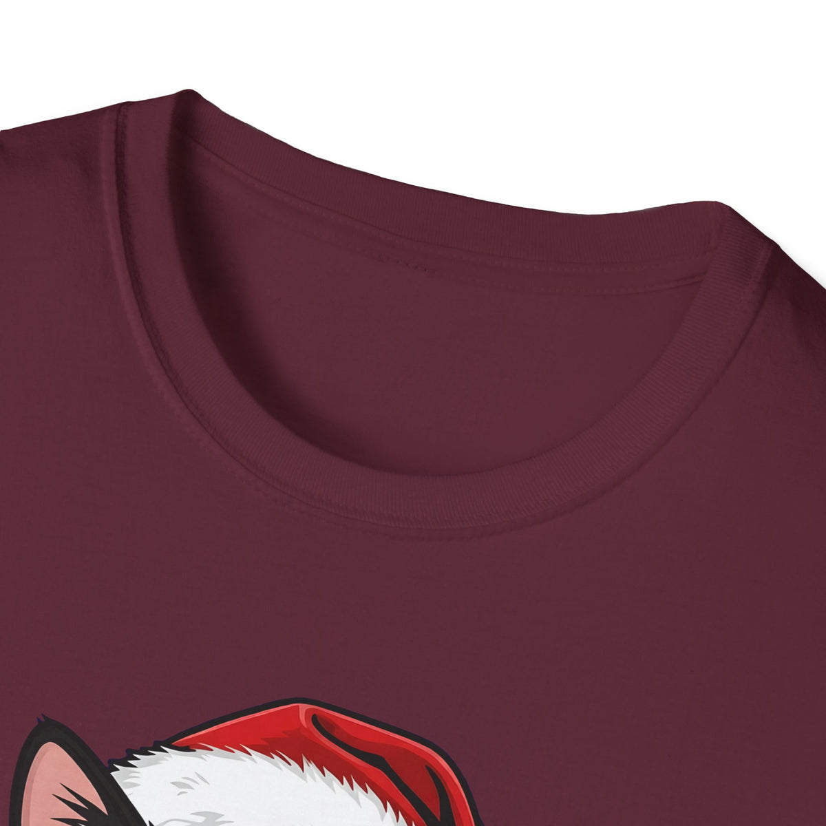 Merry Whiskers Calico Cat Christmas t-shirt, product photo 14