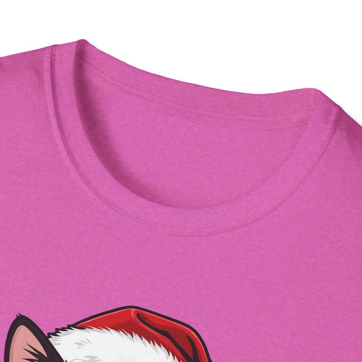 Merry Whiskers Calico Cat Christmas t-shirt, product photo 35