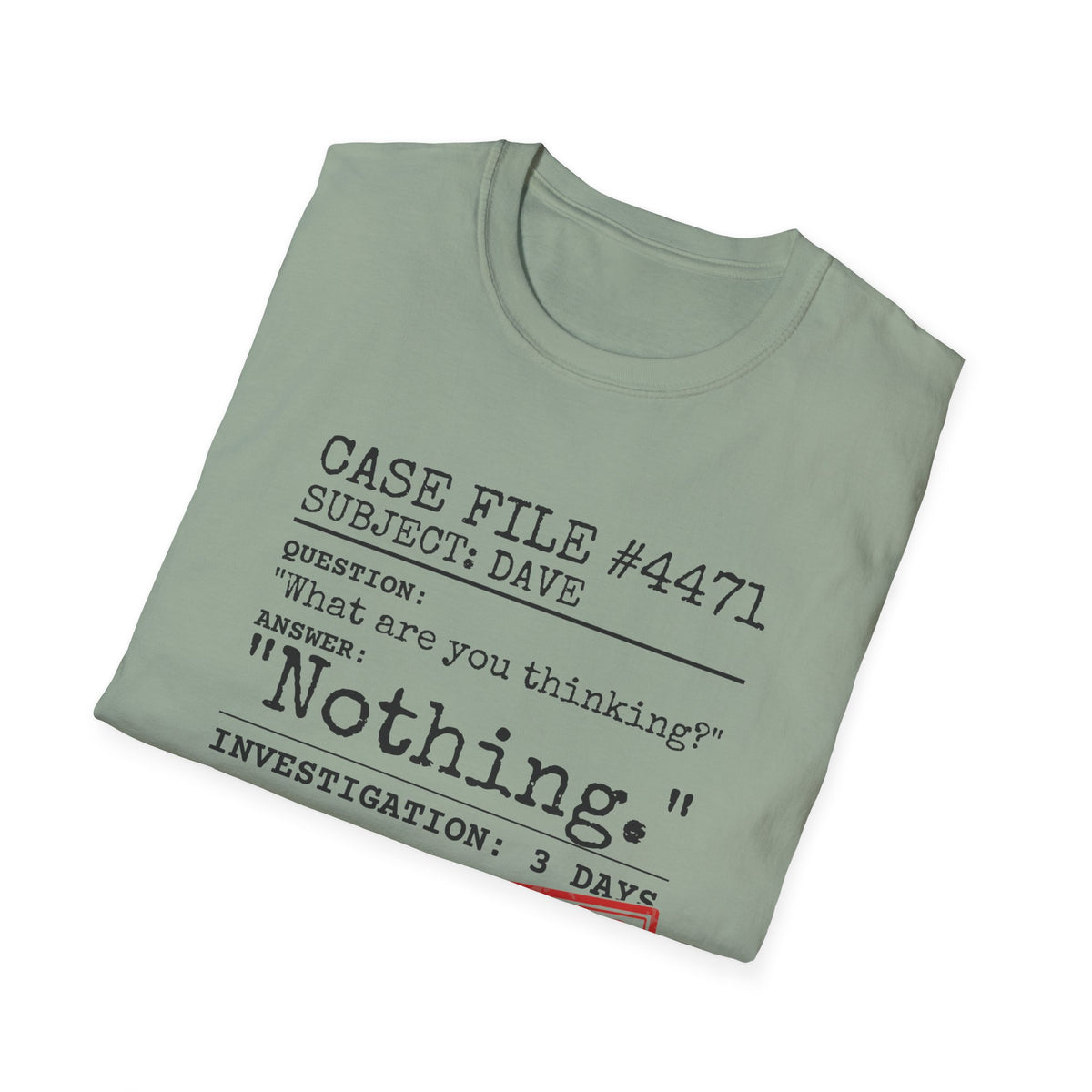 Case File Dad Joke t-shirt, product photo 21