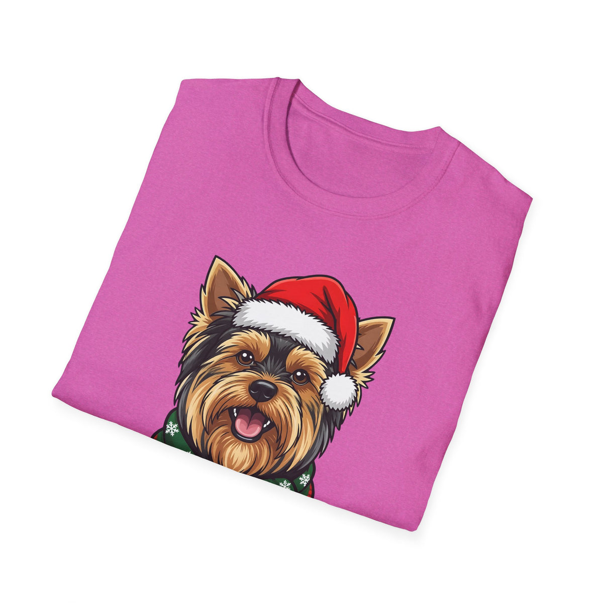 Yappy Holidays Yorkshire Terrier Christmas t-shirt, product photo 36