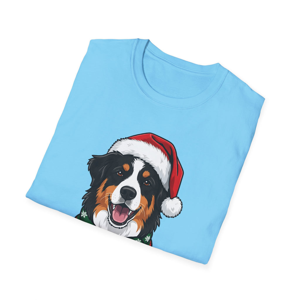 Merry Woofmas Australian Shepherd Christmas t-shirt, product photo 21